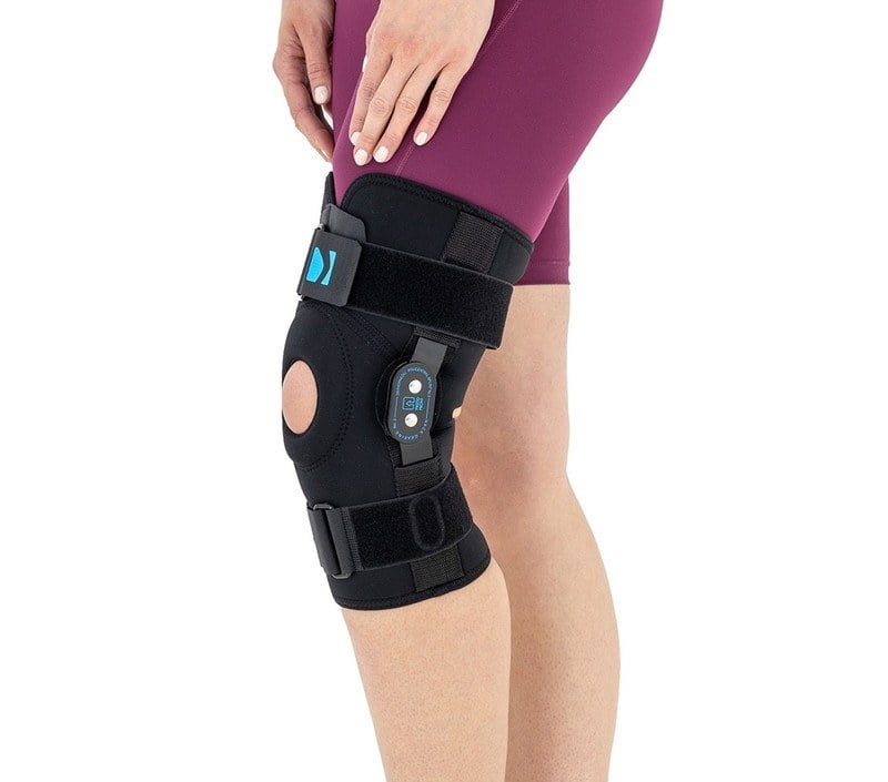 ORTEZA KRÓTKA ZAMKNIĘTA Z SZYNAMI DWUOSIOWYMI AM-OSK-Z/2