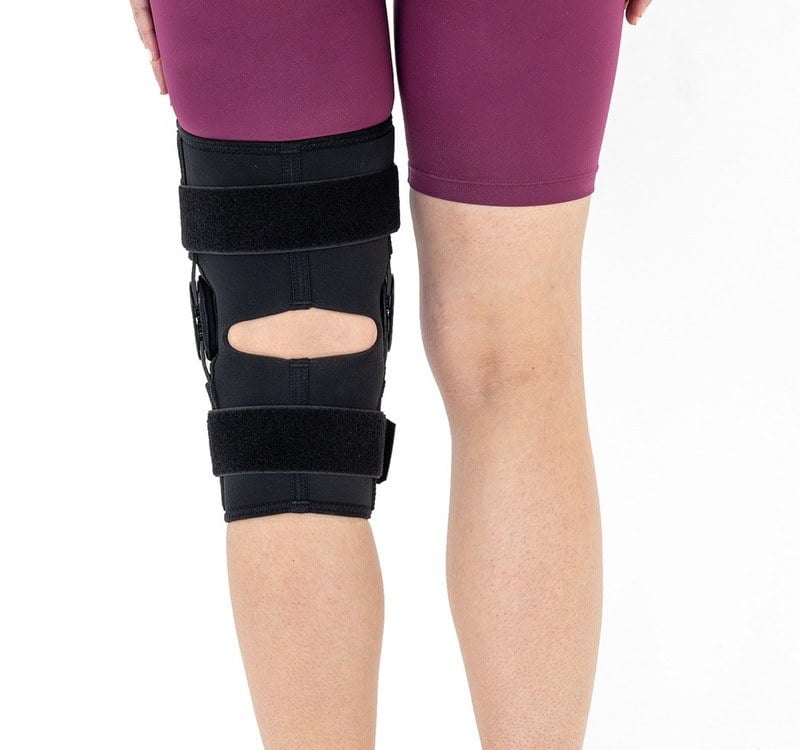 ORTEZA KRÓTKA ZAMKNIĘTA Z SZYNAMI DWUOSIOWYMI AM-OSK-Z/2