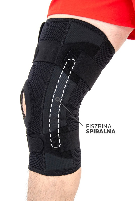 ORTEZA JEDNOSZYNOWA ASYMETRYCZNA NA GOLEŃ I UDO Z ZAKRESEM REGULACJI RUCHOMOŚCI CO 15 STOPNI AS-KX-01 REH4MAT - obrazek 5