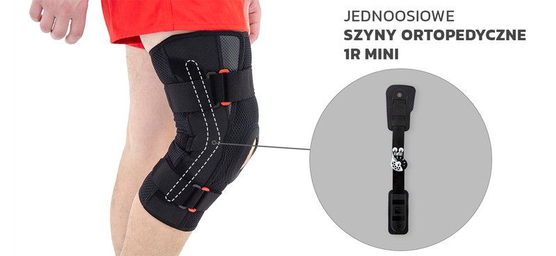 ORTEZA JEDNOSZYNOWA ASYMETRYCZNA NA GOLEŃ I UDO Z ZAKRESEM REGULACJI RUCHOMOŚCI CO 15 STOPNI AS-KX-01 REH4MAT - obrazek 6