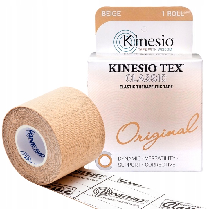 KINESIO TEX CLASSIC TAŚMA KINESIOTAPING TAPE TEJPY PLASTER DO TAPINGU - obrazek 2