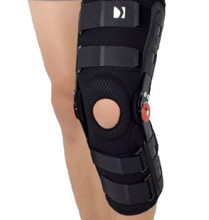 TYLNA DŁUGA OTWARTA ORTEZA STAWU KOLANOWEGO Z REGULACJĄ ZAKRESU RUCHOMOŚCI