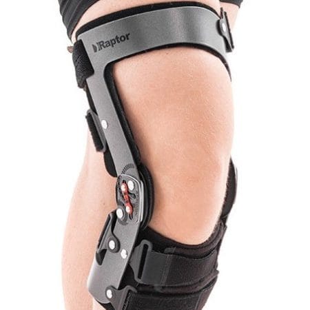 ORTEZA STAWU KOLANOWEGO RAPTOR SHORT PROFESJONALNA NARCIARSKA NARTY DESKA SNOWBOARD