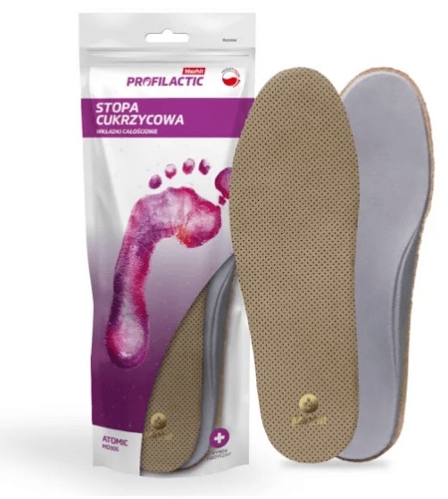 WKŁADKI ORTOPEDYCZNE ATOMIC M0305 MAZBIT