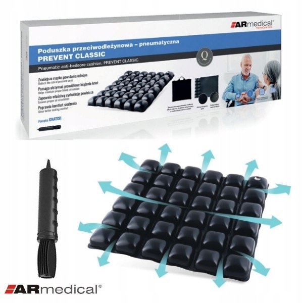 PODUSZKA PRZECIWODLEŻYNOWA PNEUMATYCZNA - PREVENT CLASSIC