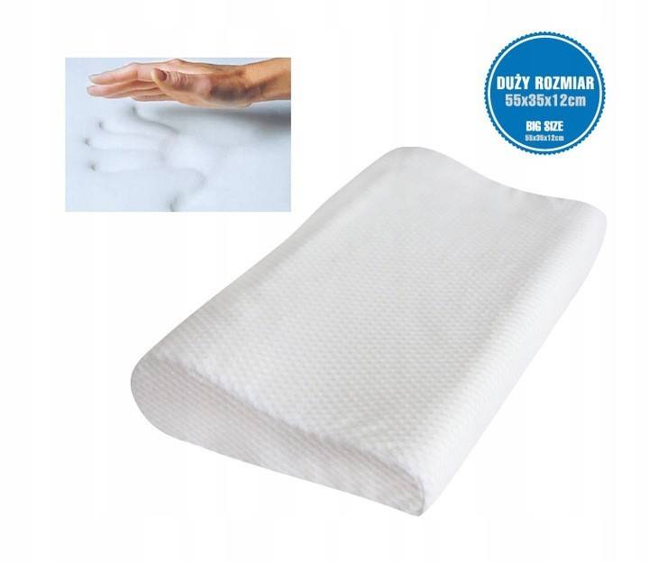 PODUSZKA ORTOPEDYCZNA PROFILOWANA DUŻA PAMIĘĆ