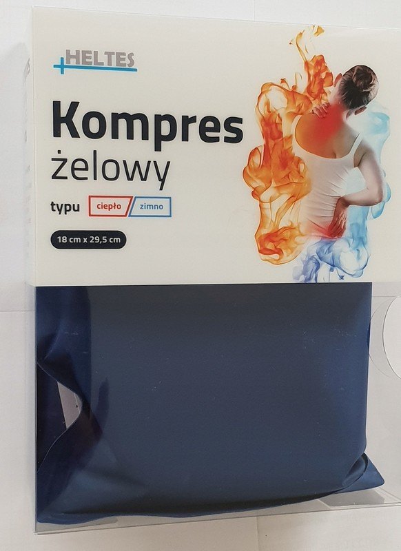 KOMPRES ŻELOWY HELTES TYPU CIEPŁO ZIMNO 18X29,5CM
