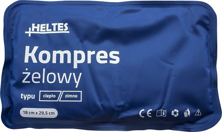 KOMPRES ŻELOWY HELTES TYPU CIEPŁO ZIMNO 18X29,5CM