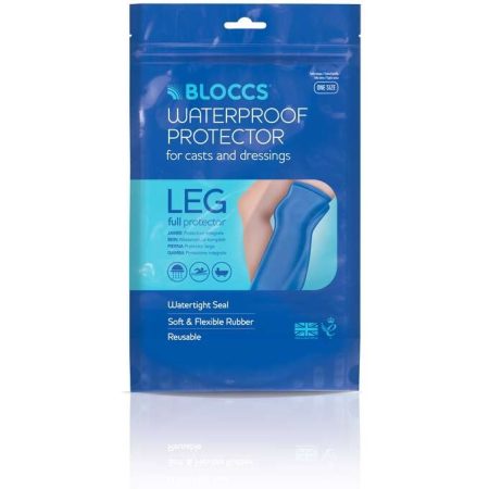 BLOCCS NOGA DŁUGI DOROSŁY OCHRANIACZ WODOODPORNY NA GIPS OPATRUNEK