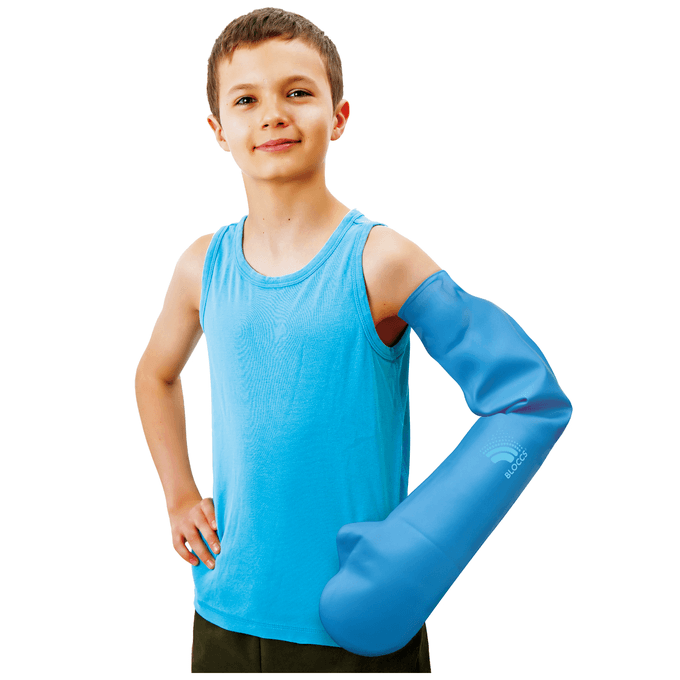 WODOODPORNA OSŁONA - OCHRANIACZ GIPSU NA RĘKĘ BLOCCS KRÓTKA 4-9 LAT