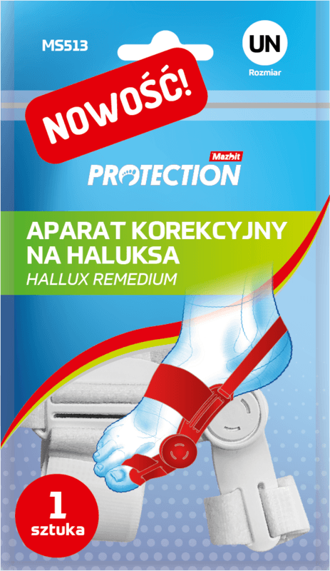 HALLUX REMEDIUM APARAT KOREKCYJNY NA HALUKSA MAZBIT