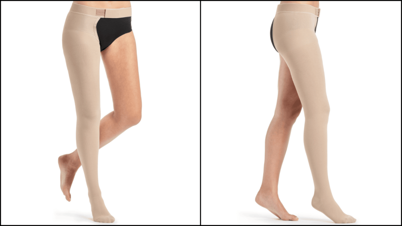 POŃCZOCHA Z PRZYPIĘCIEM DO PASA CCL1 SIGVARIS COTTON THERMOREGULATING