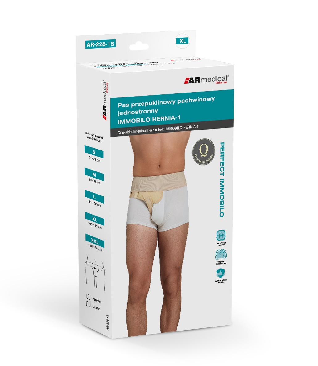 PAS PRZEPUKLINOWY PACHWINOWY JEDNOSTRONNY ARMEDICAL AR-228-1S - obrazek 5