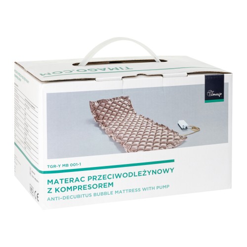 MATERAC PRZECIWODLEŻYNOWY Z KOMPRESOREM TIMAGO TGR-Y MB 001-1 DO 135 KG - obrazek 3